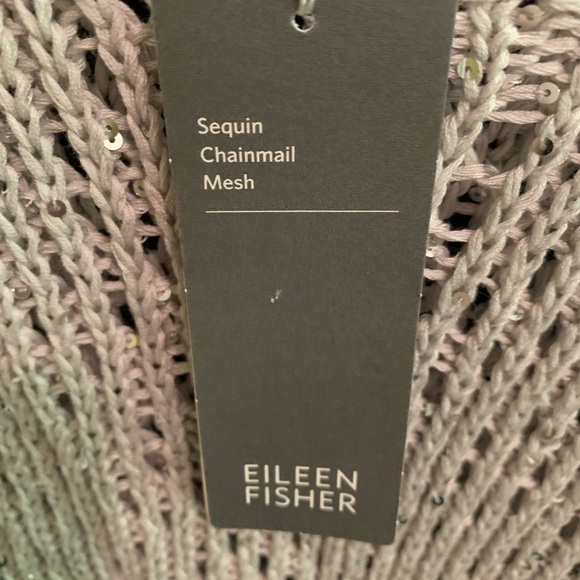 Eileen Fisher sequin chainmail mesh - Picture 10 of 10